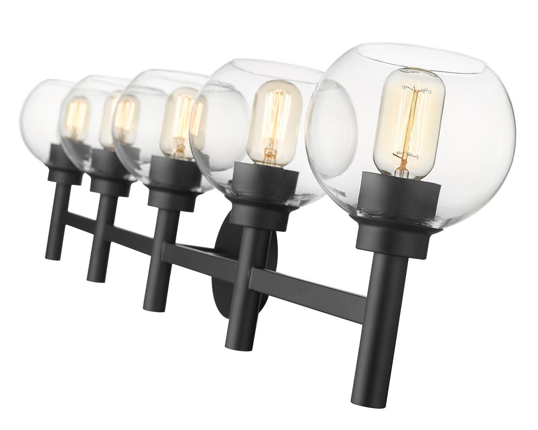 Z-Lite Canada - 7502-5V-MB - Five Light Vanity - Sutton - Matte Black
