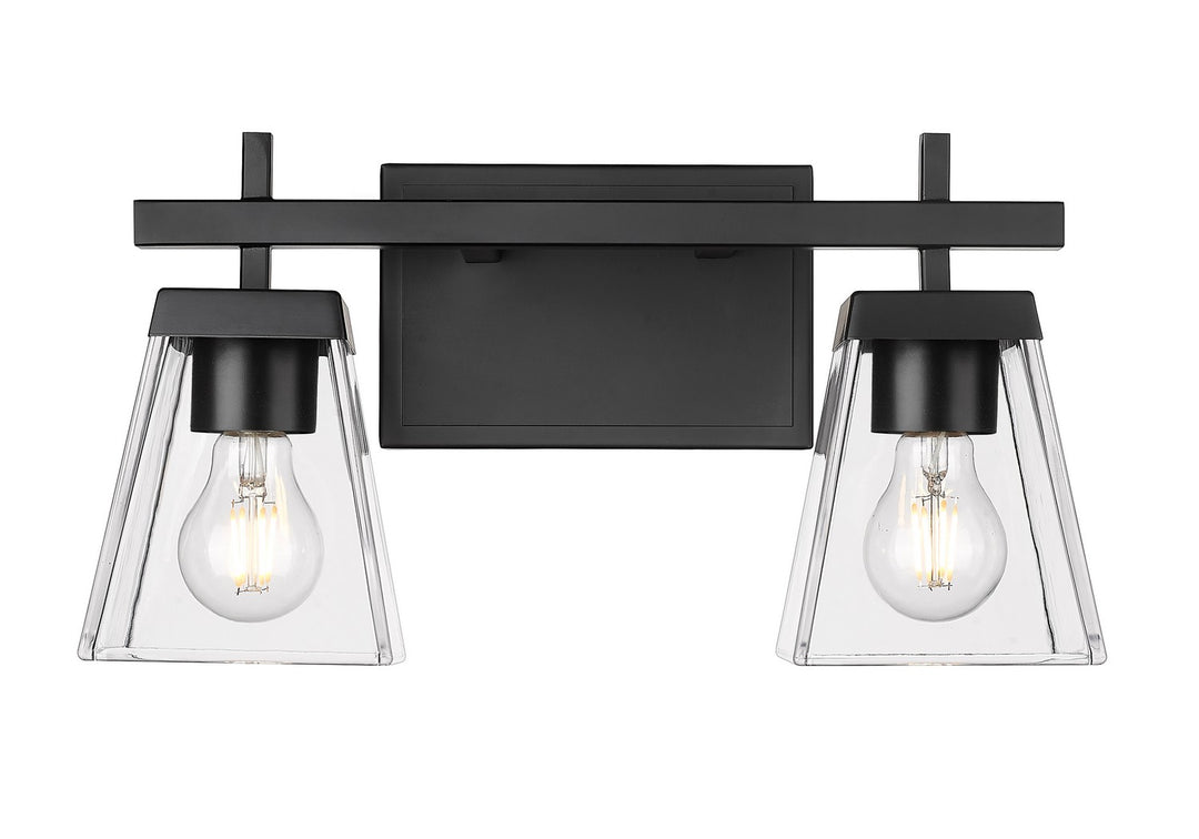 Z-Lite Canada - 819-2V-MB - Two Light Vanity - Lauren - Matte Black