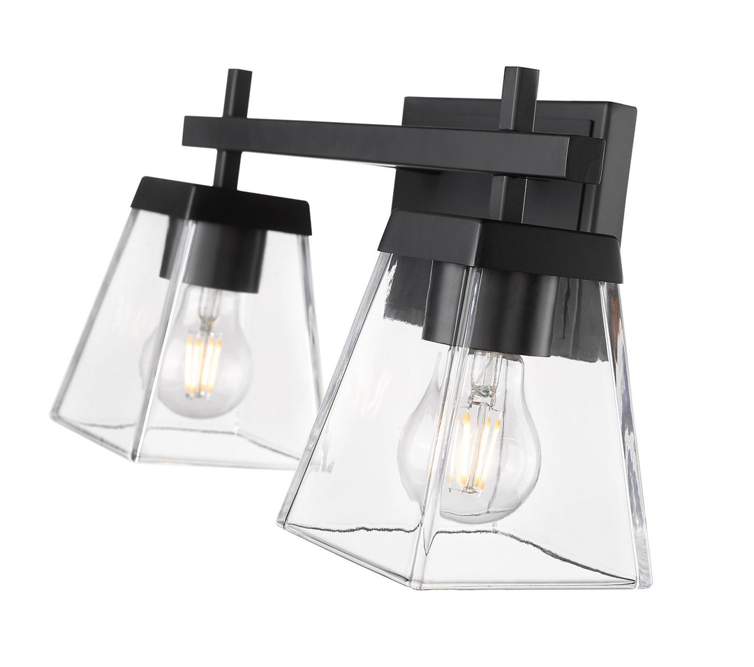 Z-Lite Canada - 819-2V-MB - Two Light Vanity - Lauren - Matte Black