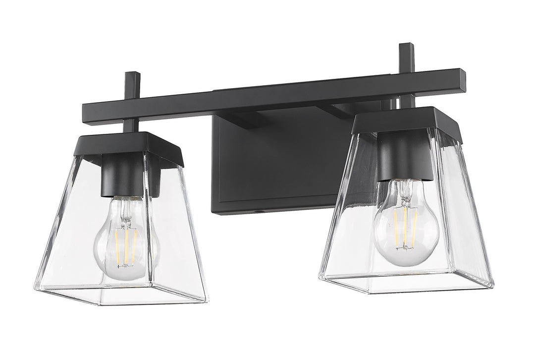 Z-Lite Canada - 819-2V-MB - Two Light Vanity - Lauren - Matte Black