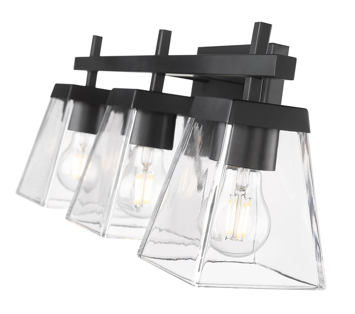Z-Lite Canada - 819-3V-MB - Three Light Vanity - Lauren - Matte Black