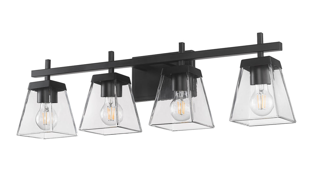 Z-Lite Canada - 819-4V-MB - Four Light Vanity - Lauren - Matte Black