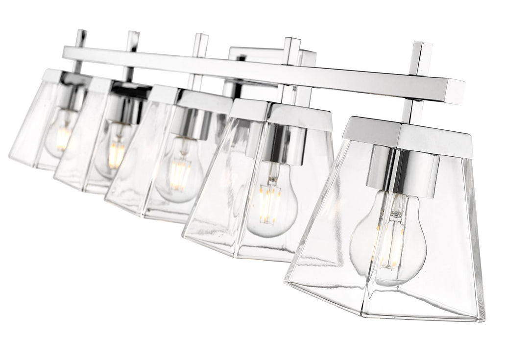 Z-Lite Canada - 819-5V-CH - Five Light Vanity - Lauren - Chrome