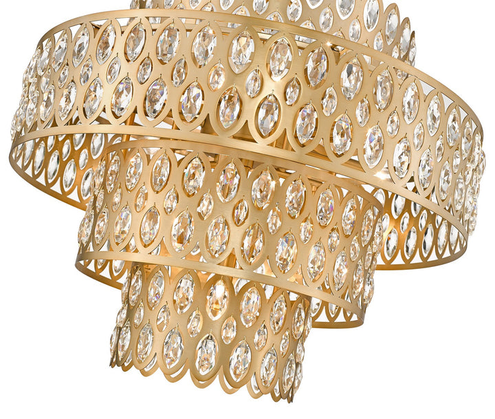 Z-Lite Canada - 822P26-HB - 13 Light Chandelier - Dealey - Heirloom Brass
