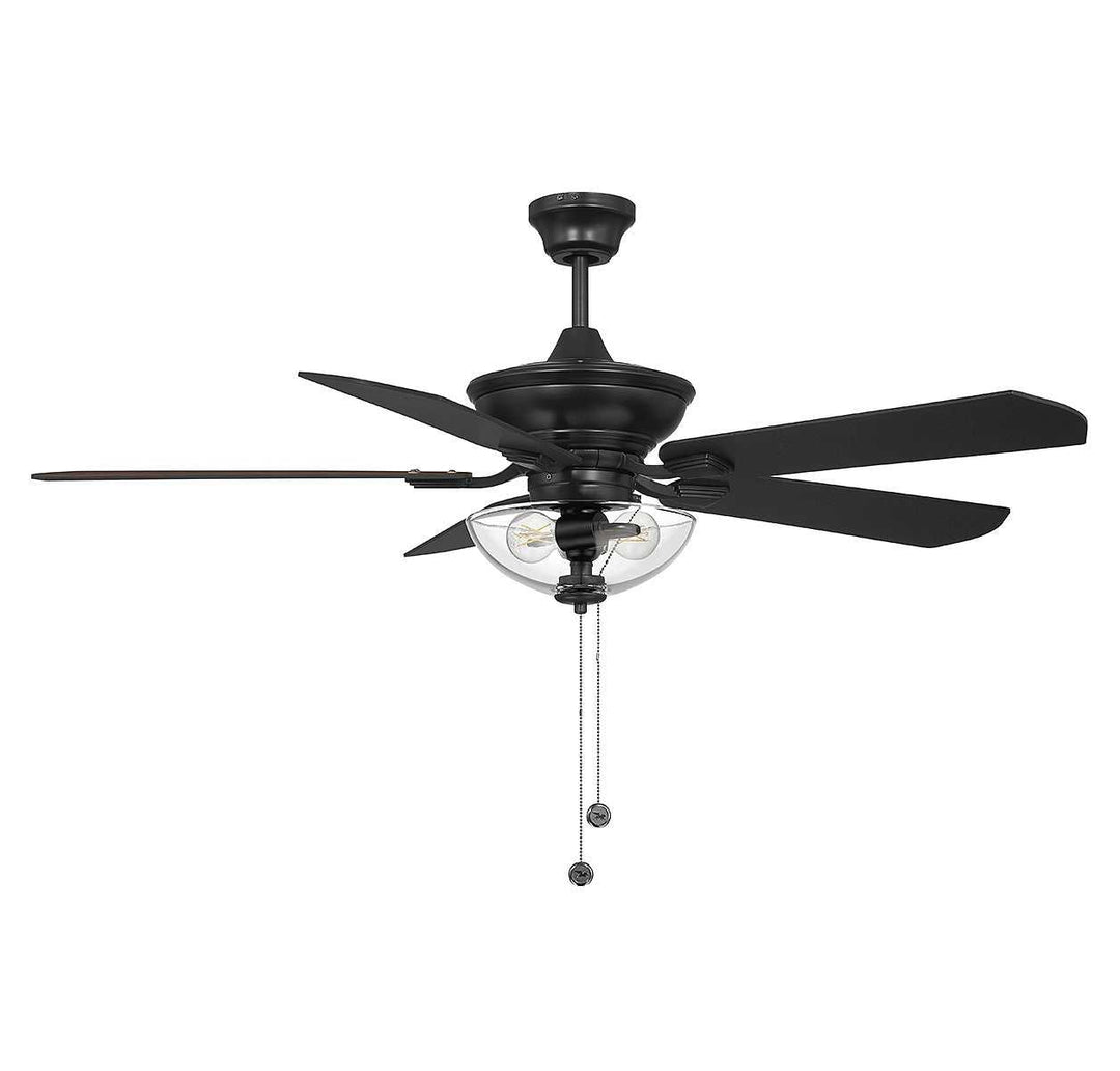 Meridian - M2026MBKRV - 52" Outdoor Ceiling Fan - Matte Black