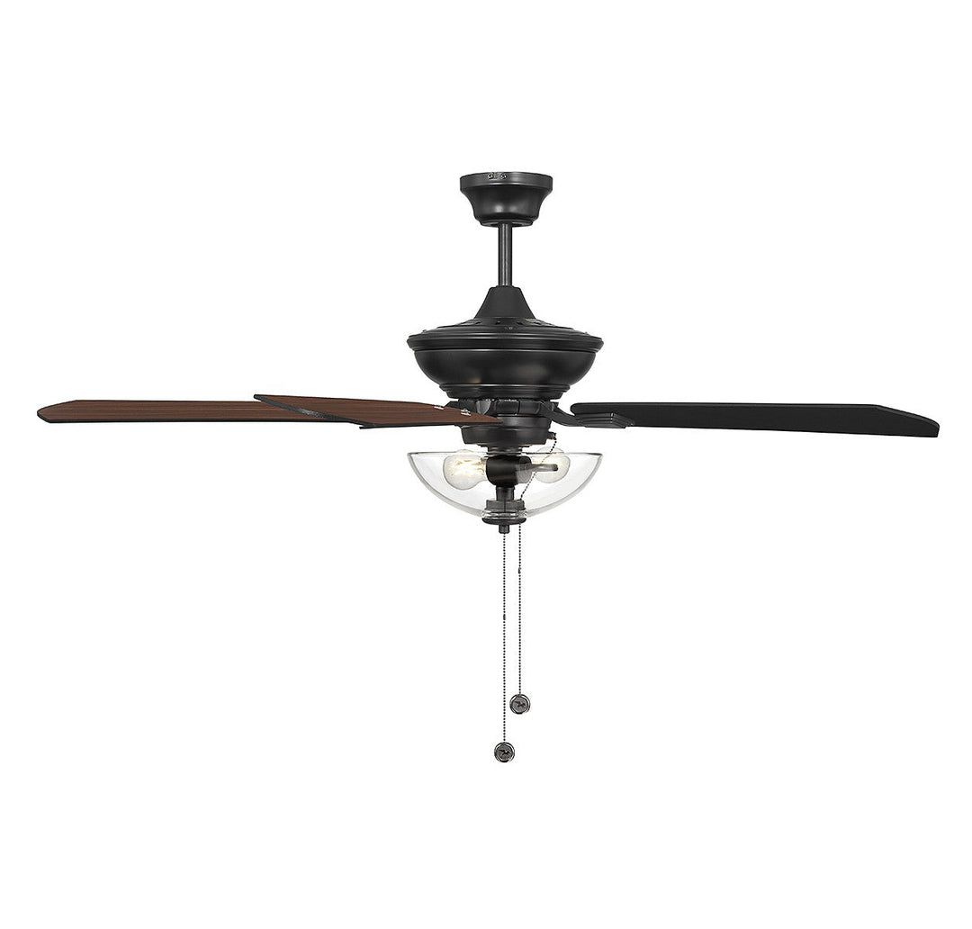 Meridian - M2026MBKRV - 52" Outdoor Ceiling Fan - Matte Black