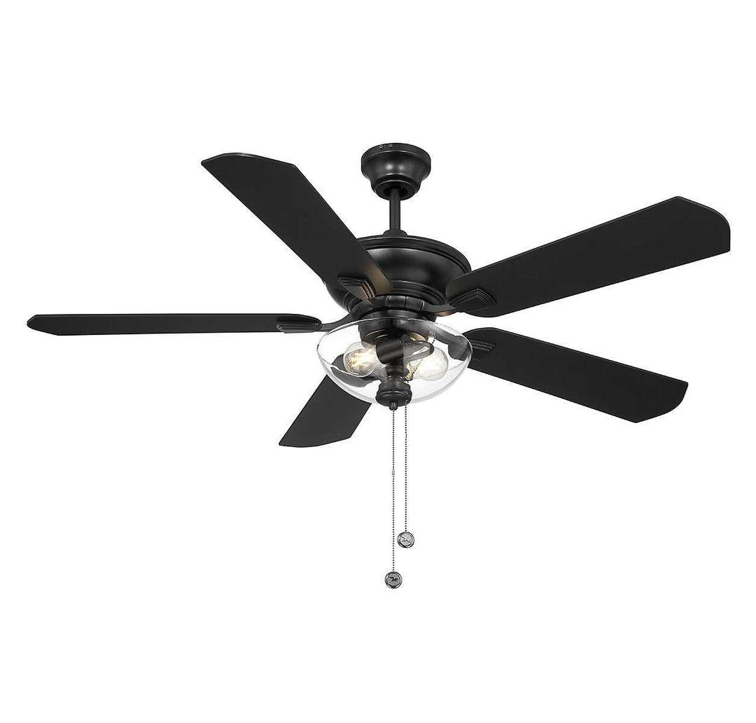 Meridian - M2026MBKRV - 52" Outdoor Ceiling Fan - Matte Black