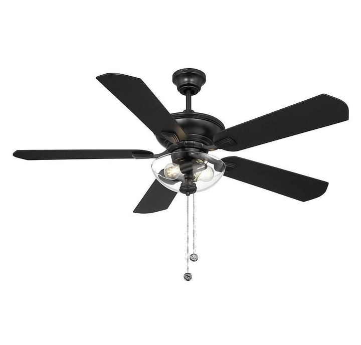 Meridian - M2026MBKRV - 52" Outdoor Ceiling Fan - Matte Black