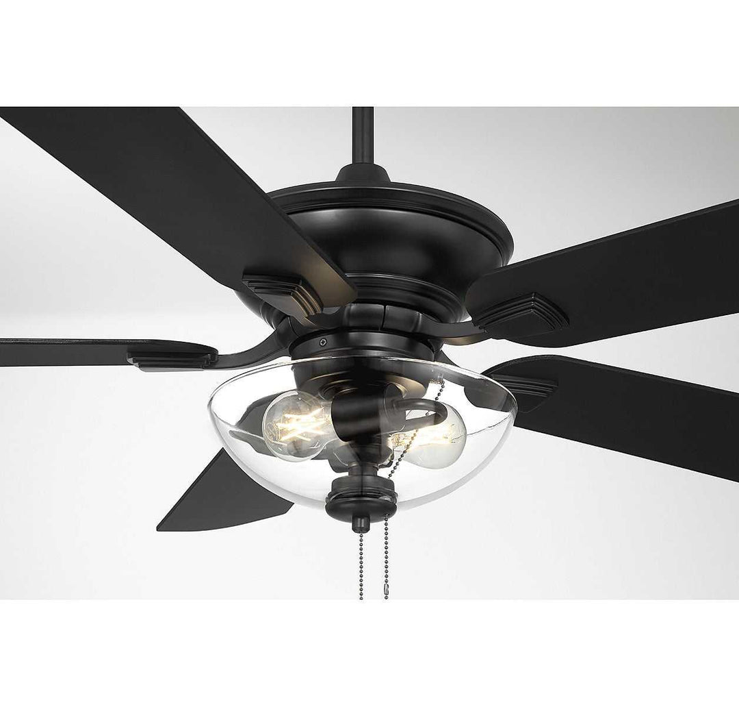 Meridian - M2026MBKRV - 52" Outdoor Ceiling Fan - Matte Black