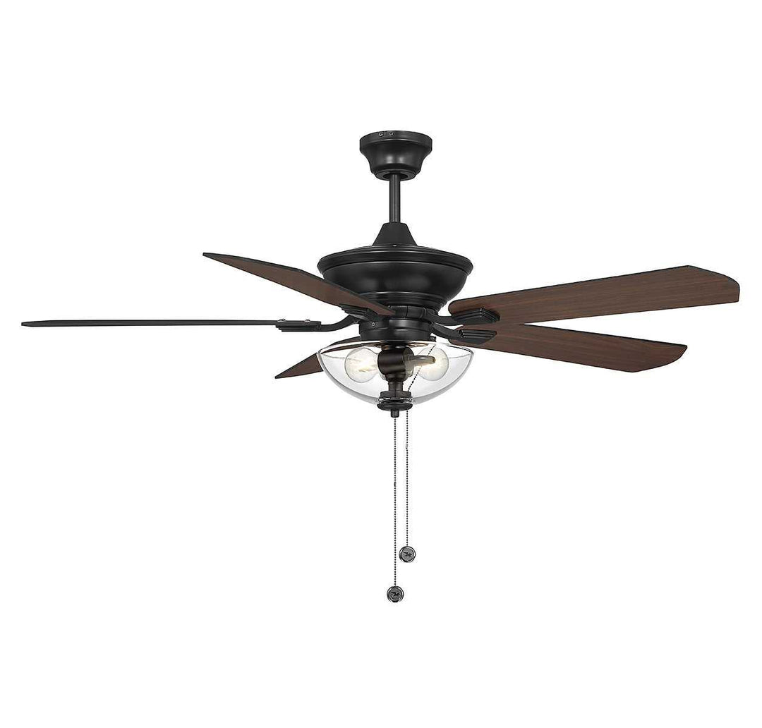 Meridian - M2026MBKRV - 52" Outdoor Ceiling Fan - Matte Black