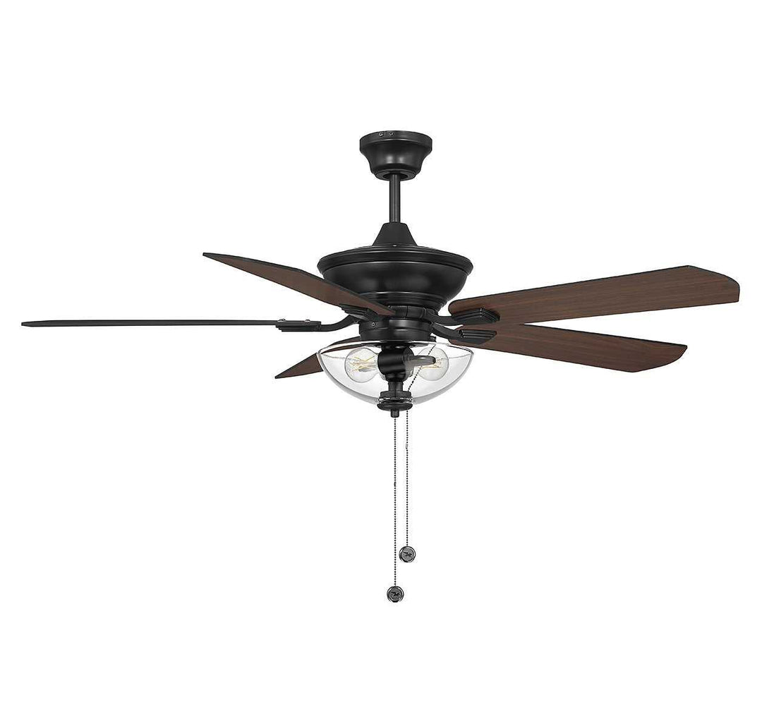 Meridian - M2026MBKRV - 52" Outdoor Ceiling Fan - Matte Black
