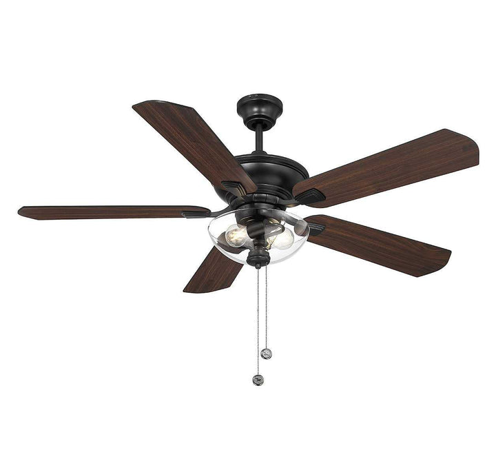 Meridian - M2026MBKRV - 52" Outdoor Ceiling Fan - Matte Black