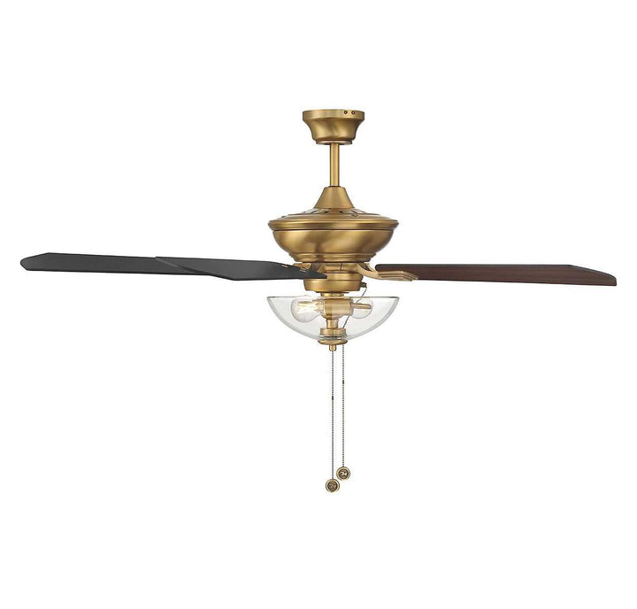 Meridian - M2026NBRV - 52" Outdoor Ceiling Fan - Natural Brass