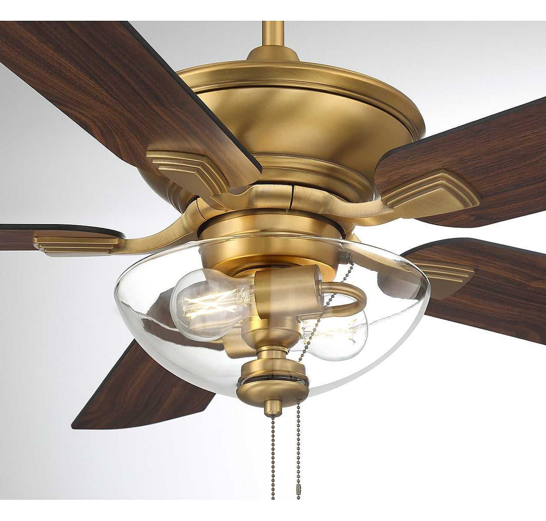 Meridian - M2026NBRV - 52" Outdoor Ceiling Fan - Natural Brass