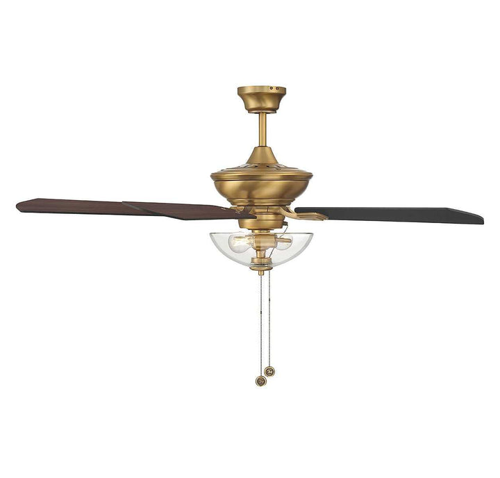 Meridian - M2026NBRV - 52" Outdoor Ceiling Fan - Natural Brass