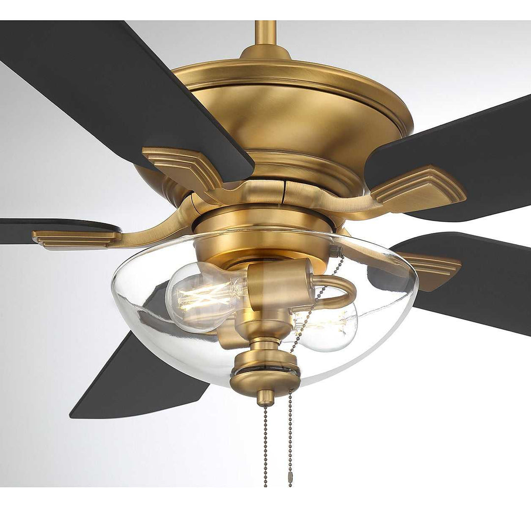 Meridian - M2026NBRV - 52" Outdoor Ceiling Fan - Natural Brass