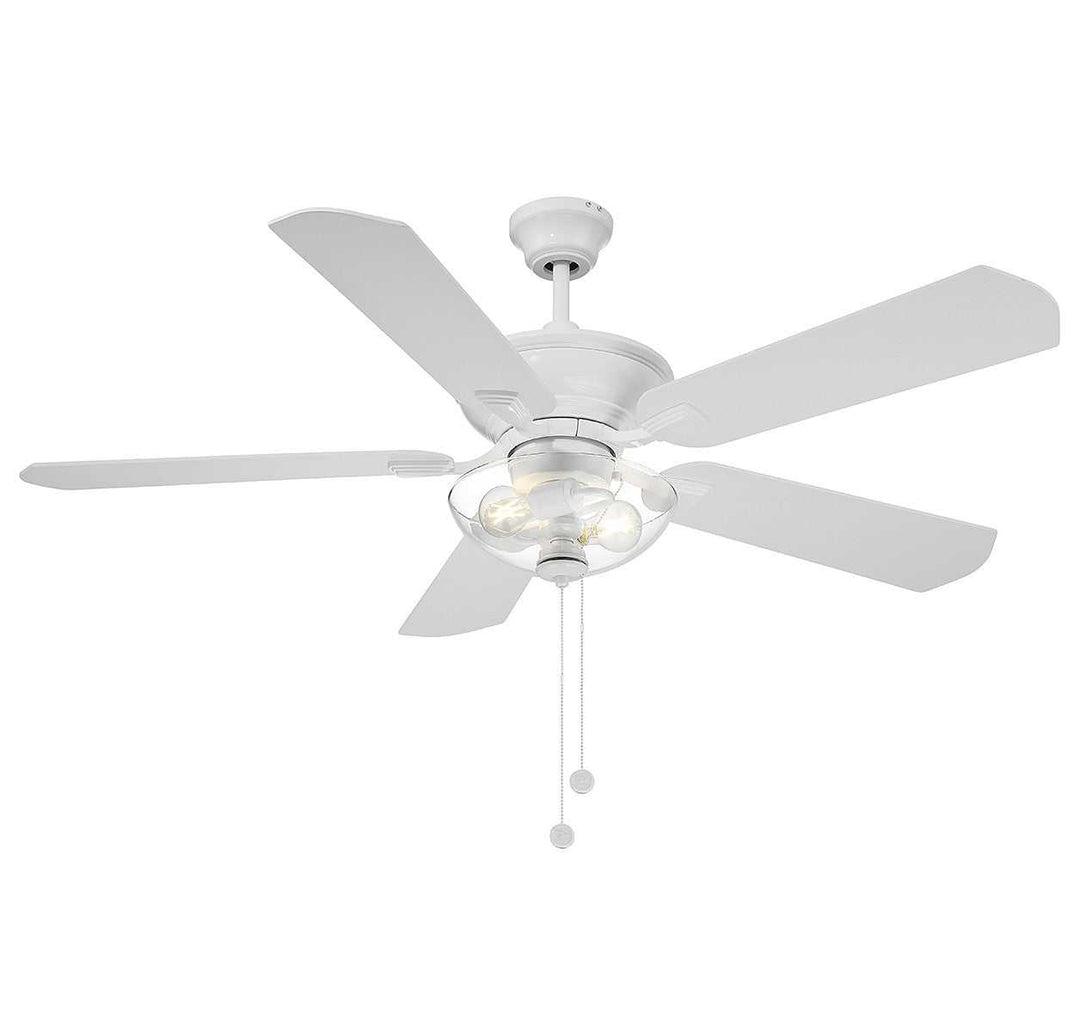 Meridian - M2026WHRV - 52" Outdoor Ceiling Fan - White