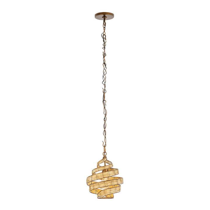 Varaluz - 240P01BTR - One Light Pendant - Flow - Baguette/Natural Rattan