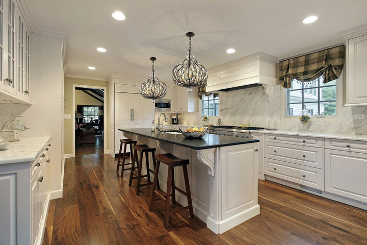 Varaluz - 271P03MBFG - Three Light Pendant - Bask - Matte Black/French Gold