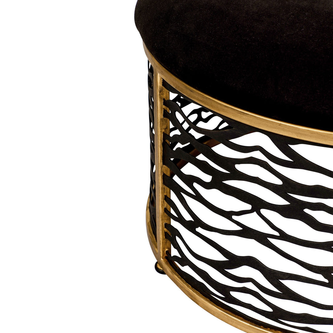 Varaluz - 348TC32NHGCB - Coffee Table and Ottoman - Kato - Havana Gold/Carbon