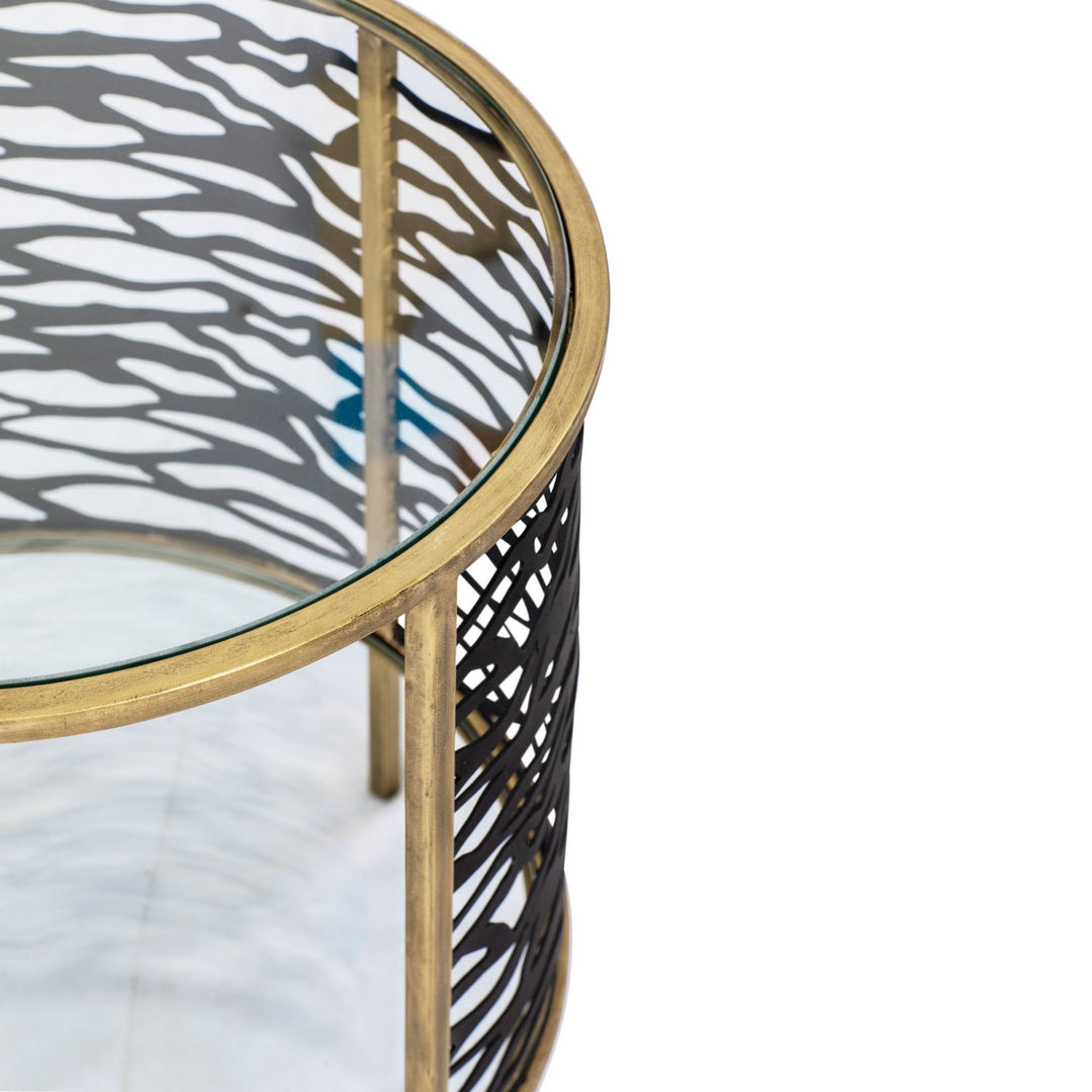 Varaluz - 348TE18HGCB - End Table - Kato - Havana Gold/Carbon