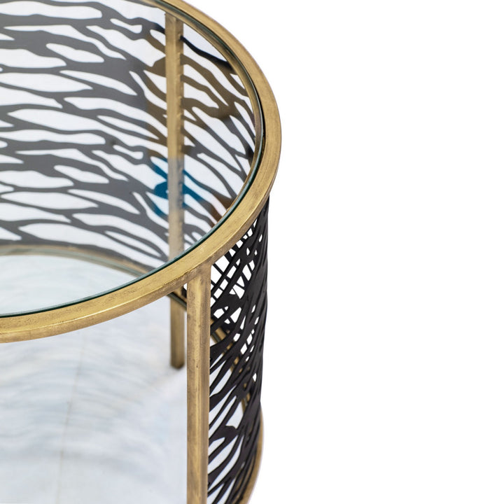 Varaluz - 348TE18HGCB - End Table - Kato - Havana Gold/Carbon