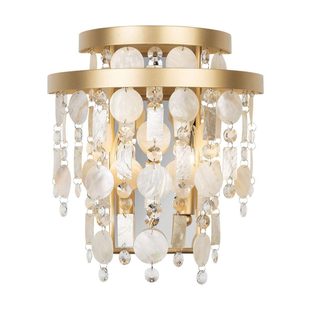 Varaluz - 377W02FG - Two Light Wall Sconce - Kalani - French Gold