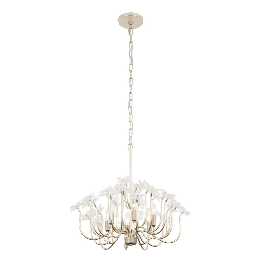 Varaluz - 378C06GDAR - Six Light Chandelier - Wildflower - Gold Dust/Artifact