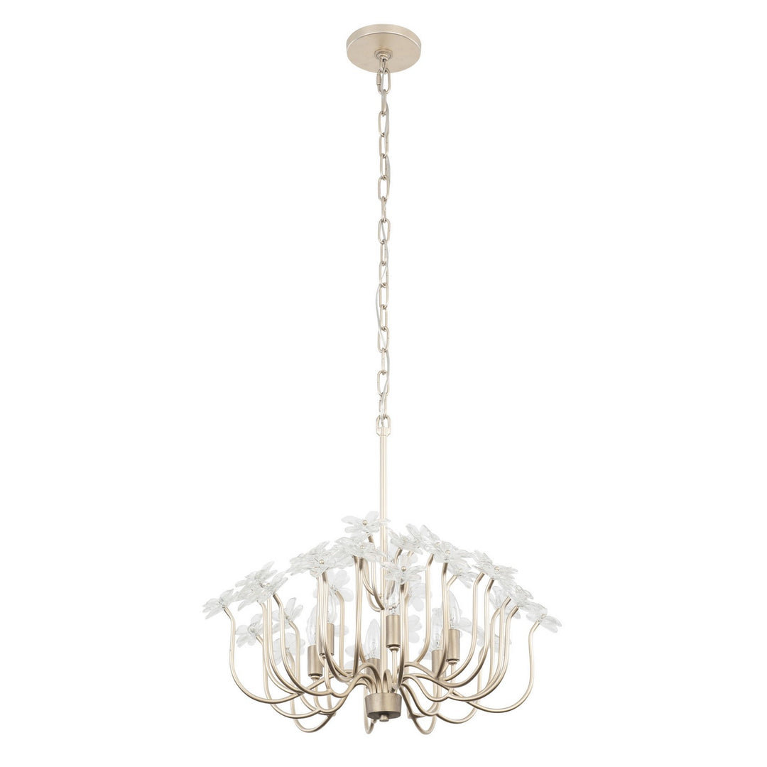 Varaluz - 378C06GDAR - Six Light Chandelier - Wildflower - Gold Dust/Artifact