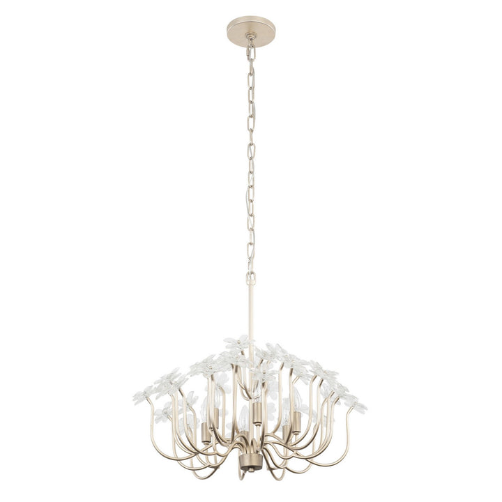 Varaluz - 378C06GDAR - Six Light Chandelier - Wildflower - Gold Dust/Artifact