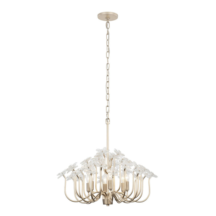 Varaluz - 378C06GDAR - Six Light Chandelier - Wildflower - Gold Dust/Artifact