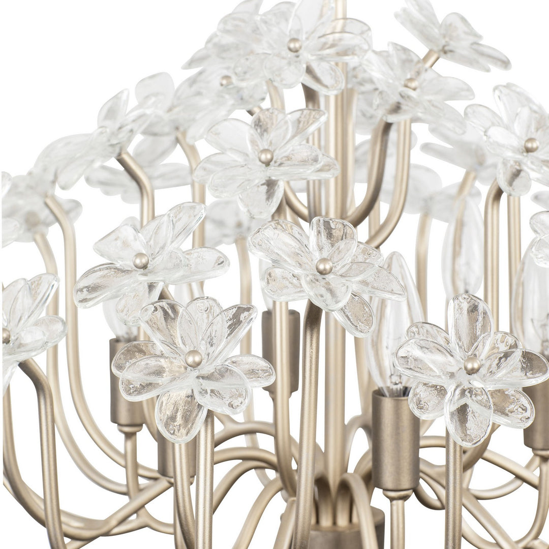 Varaluz - 378C06GDAR - Six Light Chandelier - Wildflower - Gold Dust/Artifact