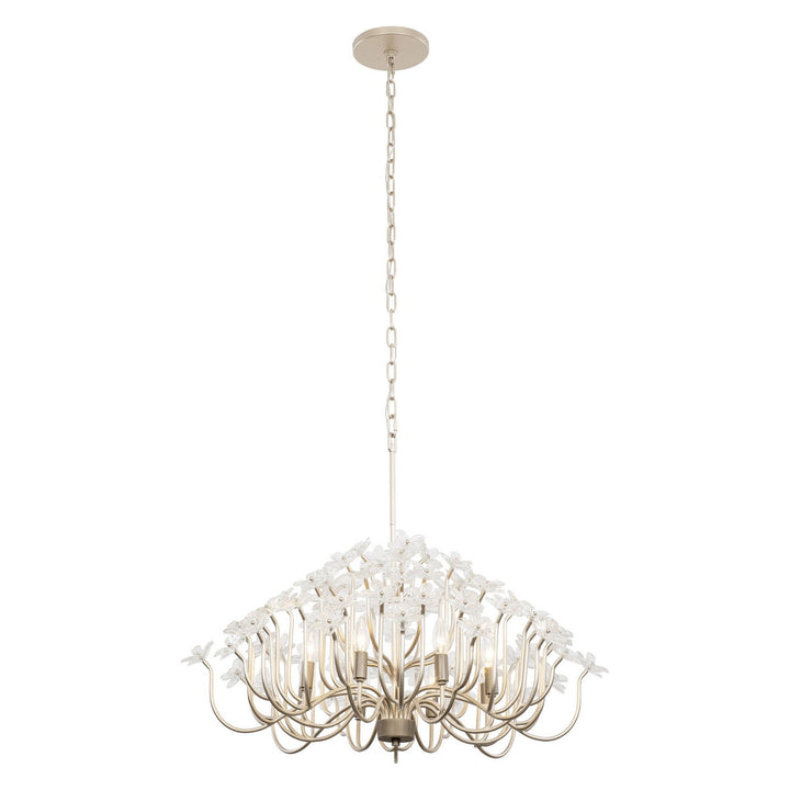 Varaluz - 378C08GDAR - Eight Light Chandelier - Wildflower - Gold Dust/Artifact