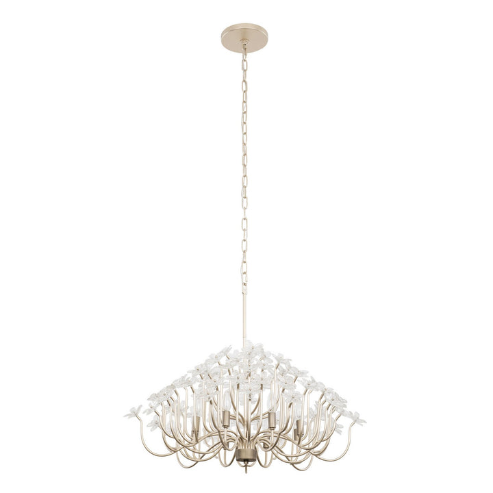 Varaluz - 378C08GDAR - Eight Light Chandelier - Wildflower - Gold Dust/Artifact