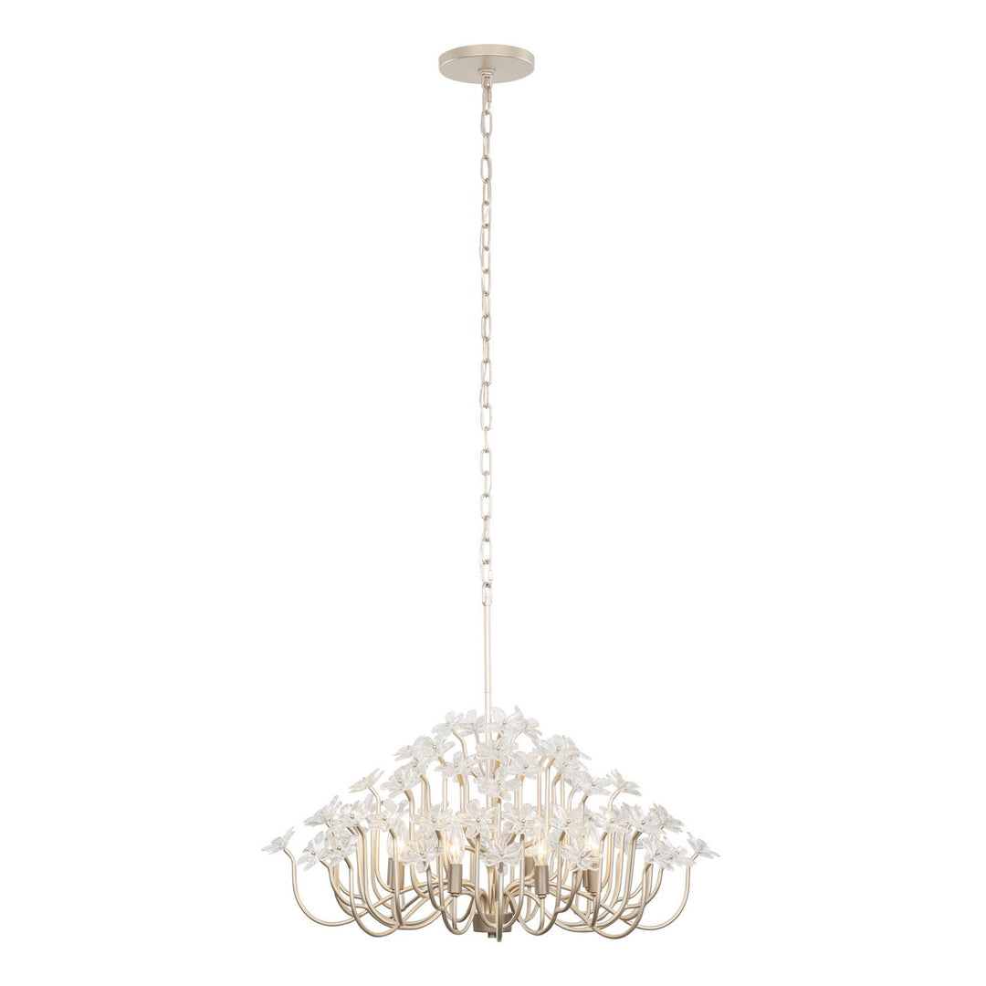 Varaluz - 378C08GDAR - Eight Light Chandelier - Wildflower - Gold Dust/Artifact