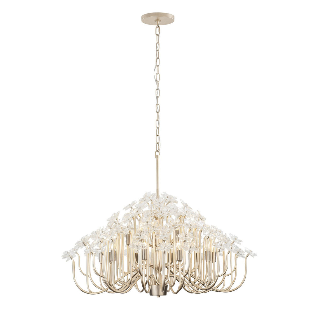 Varaluz - 378C15GDAR - 15 Light Chandelier - Wildflower - Gold Dust/Artifact