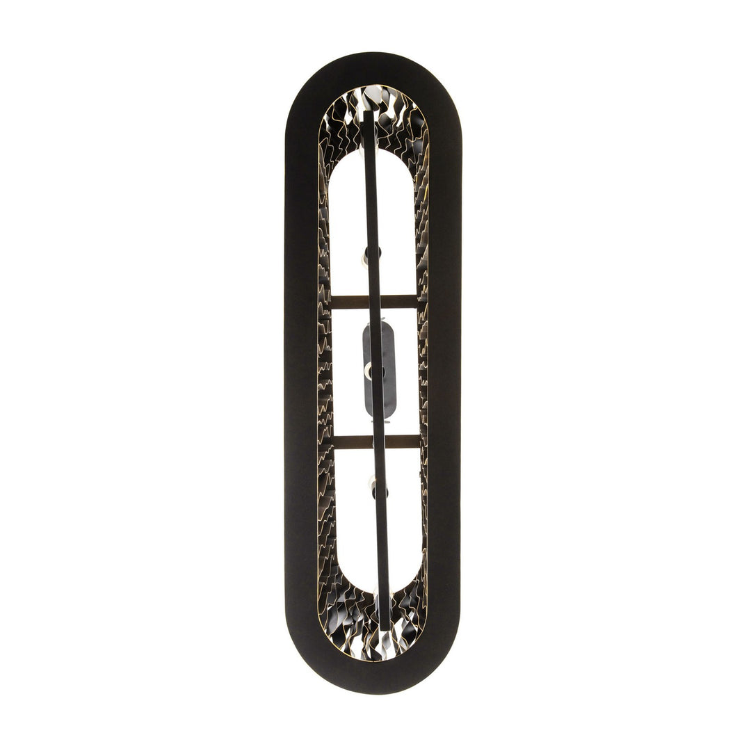 Varaluz - 380N05MBFG - Five Light Linear Pendant - Estela - Matte Black/French Gold