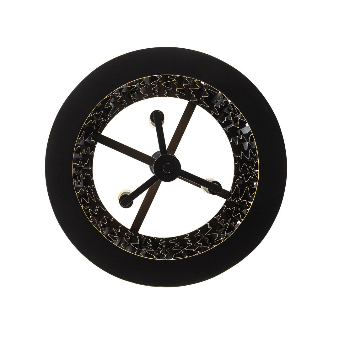 Varaluz - 380P03MBFG - Three Light Pendant - Estela - Matte Black/French Gold