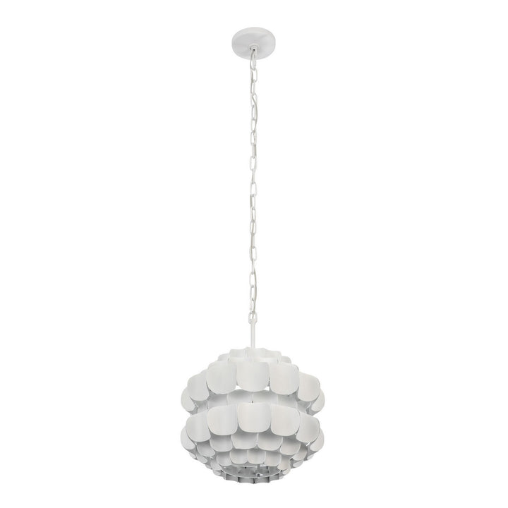 Varaluz - 382P01MW - One Light Pendant - Swoon - Matte White