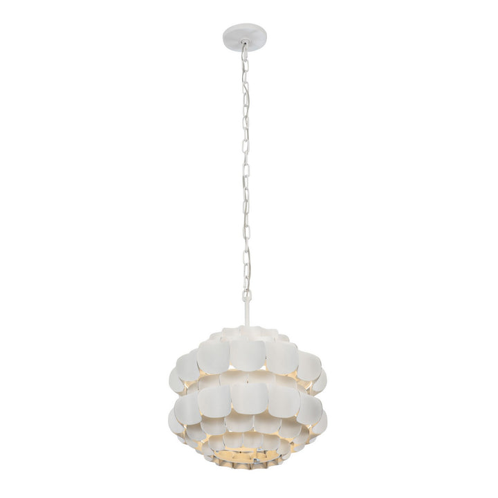 Varaluz - 382P01MW - One Light Pendant - Swoon - Matte White