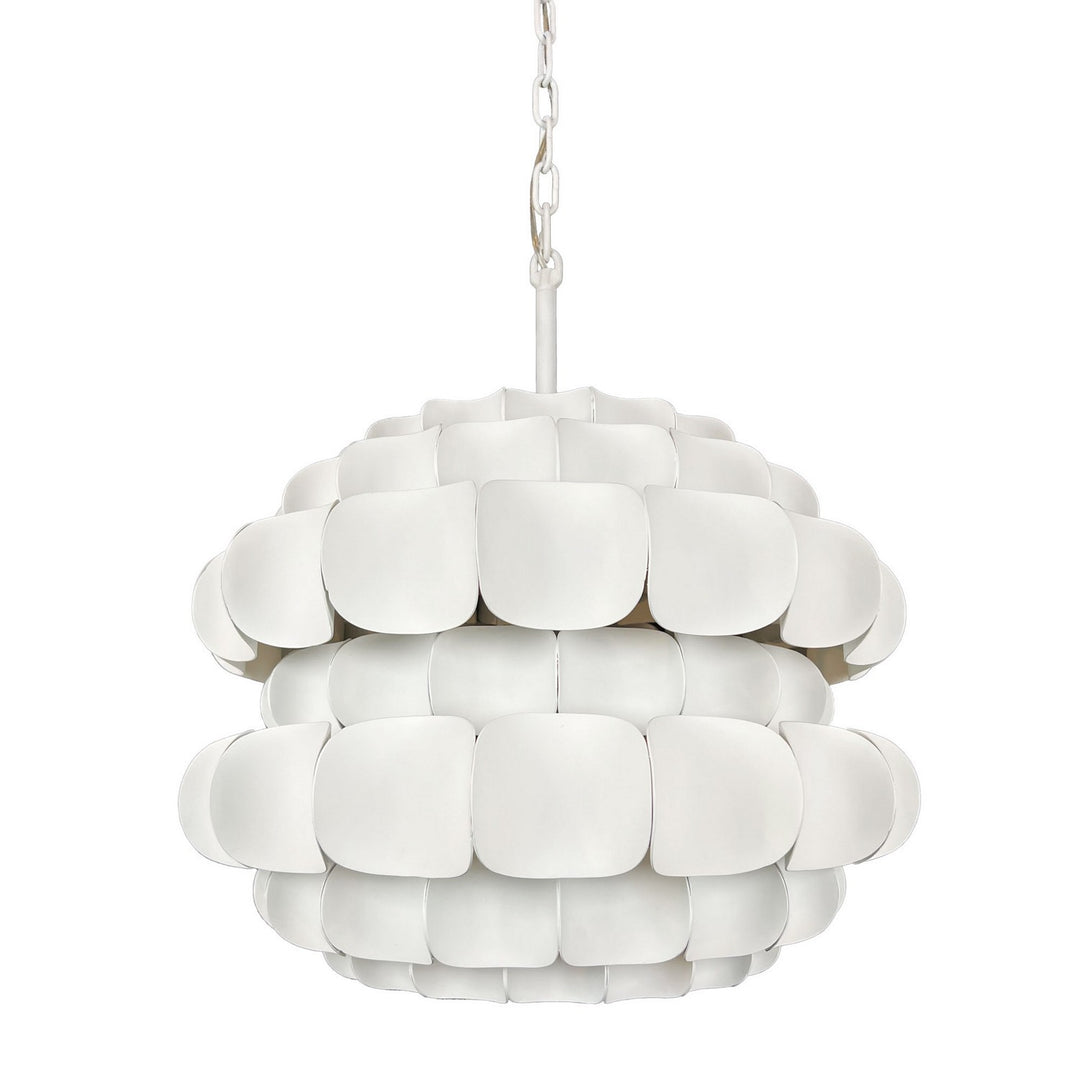 Varaluz - 382P03MW - Three Light Pendant - Swoon - Matte White