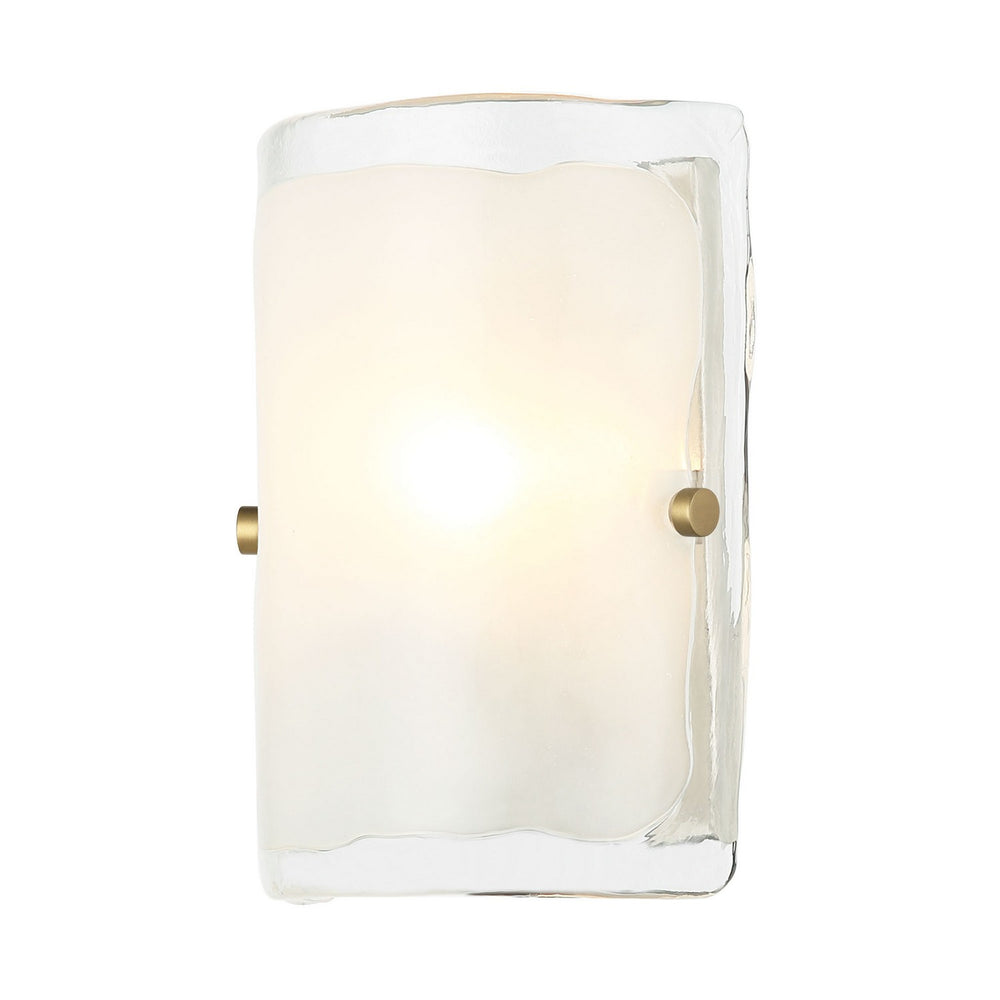 Varaluz - 385W01BNS - One Light Wall Sconce - Fairchild - Black/Polished Nickel/Satin Brass