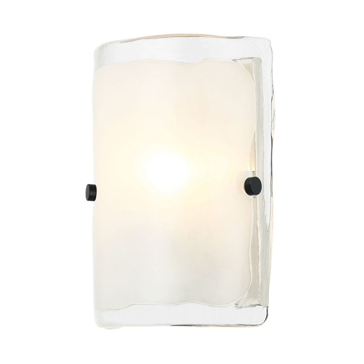 Varaluz - 385W01BNS - One Light Wall Sconce - Fairchild - Black/Polished Nickel/Satin Brass