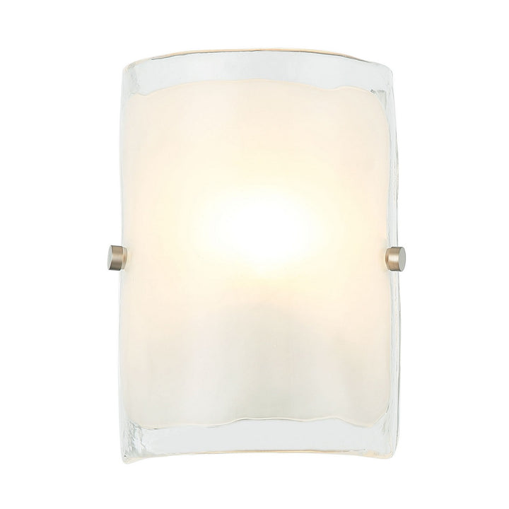 Varaluz - 385W01BNS - One Light Wall Sconce - Fairchild - Black/Polished Nickel/Satin Brass