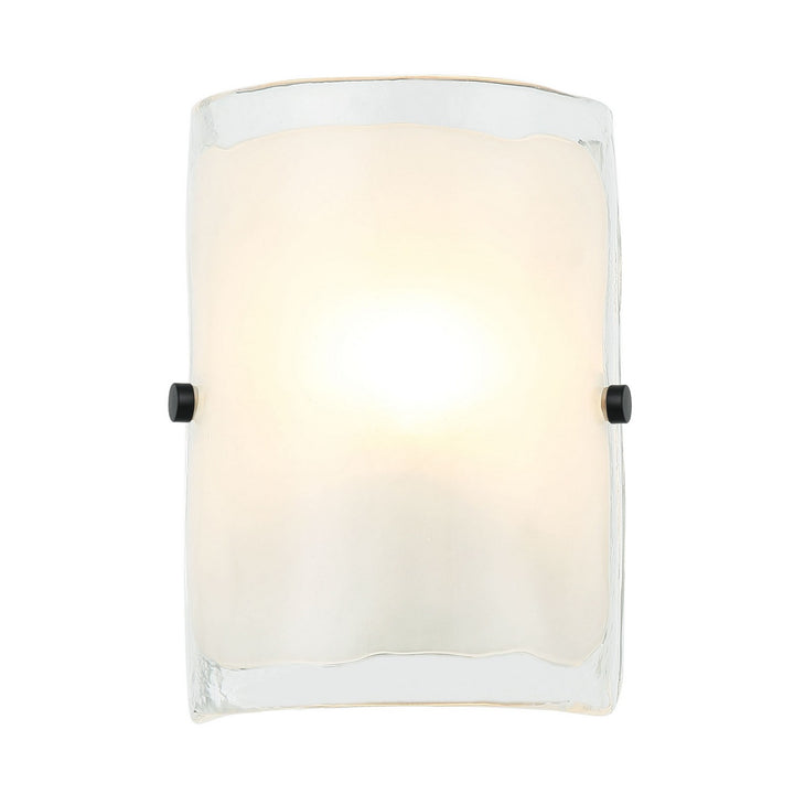 Varaluz - 385W01BNS - One Light Wall Sconce - Fairchild - Black/Polished Nickel/Satin Brass