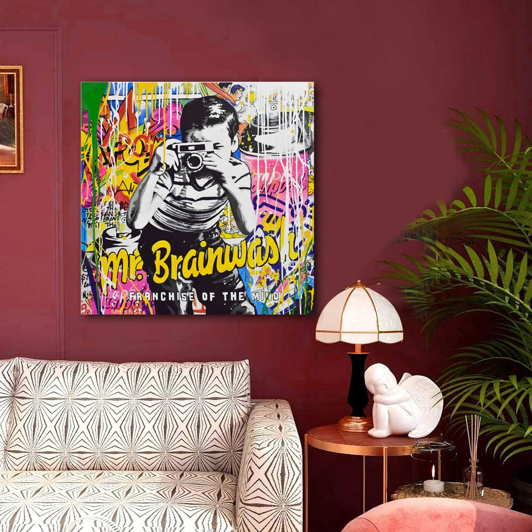 Varaluz - 435WA04 - Wall Art - Mr. Brainwashed