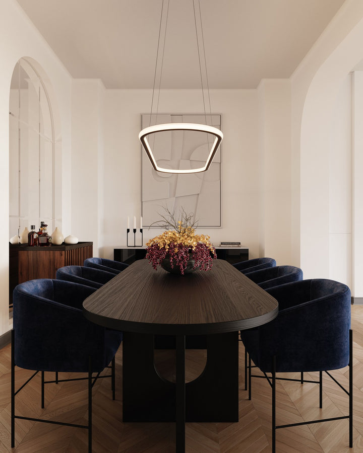 Sonneman - 2243.25 - LED Pendant - Luna - Satin Black