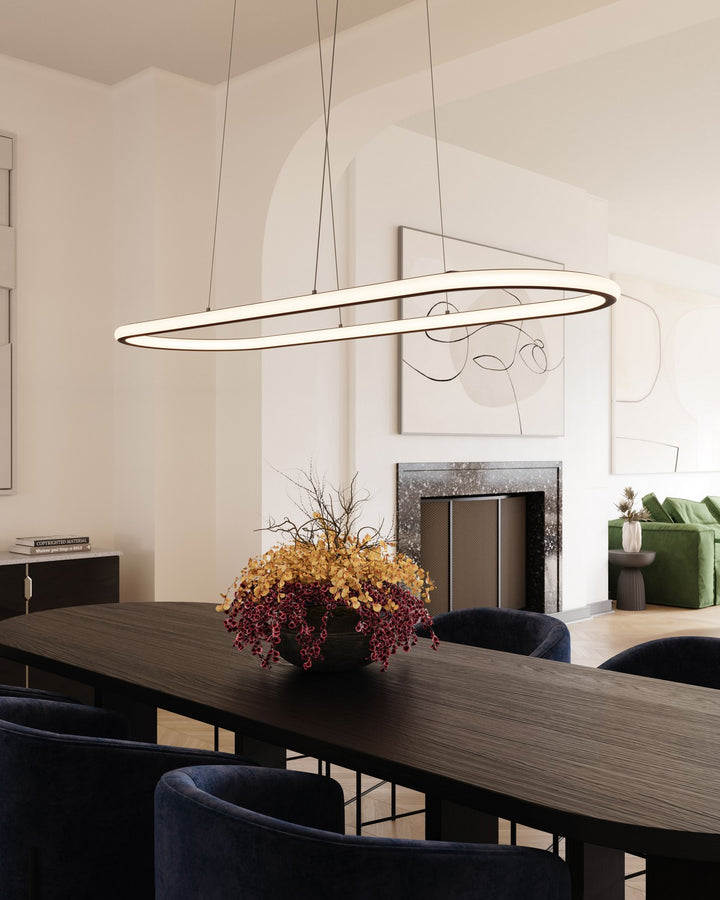 Sonneman - 2243.25 - LED Pendant - Luna - Satin Black