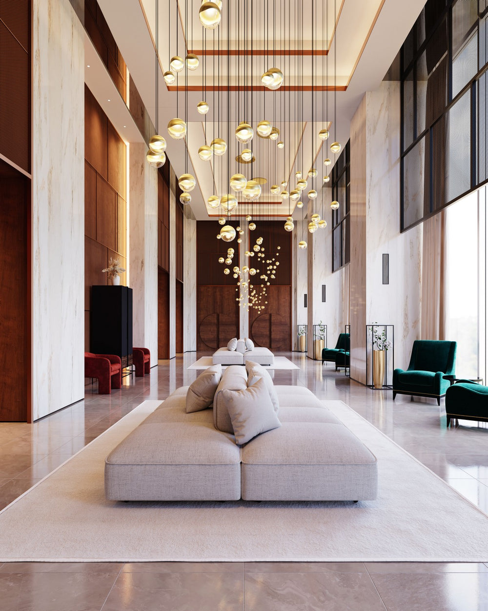 Sonneman - 2918.14-AST - LED Pendant - Grapes - Brass