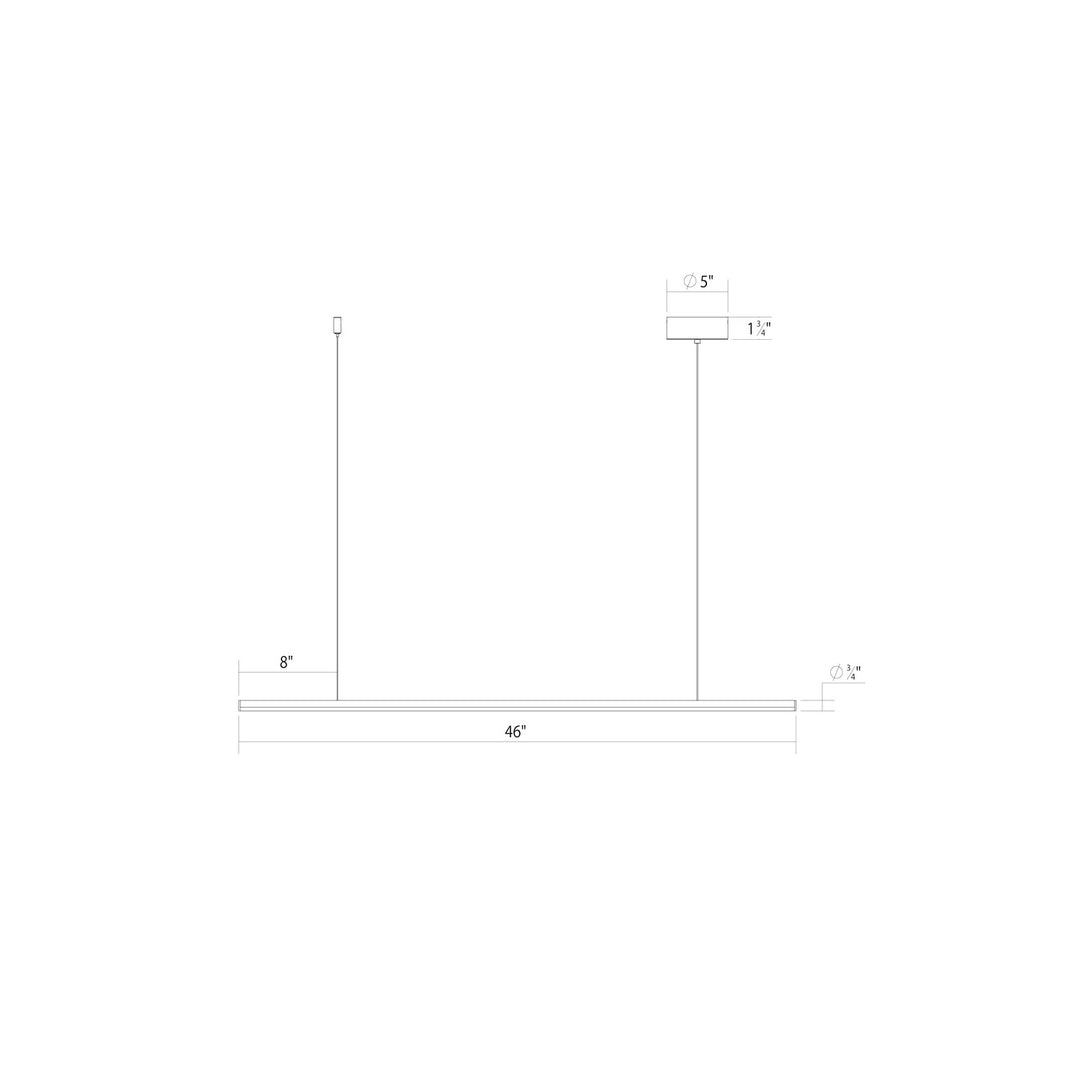 Sonneman - 3776.01 - LED Pendant - Fino - Polished Chrome